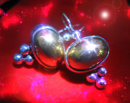 Haunted FREE W $49 EARRINGS BURN AWAY PROBLEMS STERLING BRASS MAGICK WITCH  - $0.00