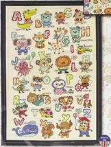Design Works Counted Cross Stitch Kit 12"X20"-ABC Animals (14 Count) - $60.76