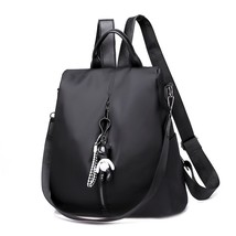 2019 Fashion Women BackpaSolid Zipper Travel Backpack Female OxTravel Bag Anti-t - $30.93