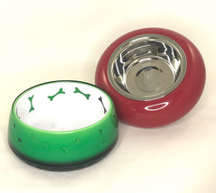 Red &amp; Green Melamine Bowls - Set of 2 - $18.00