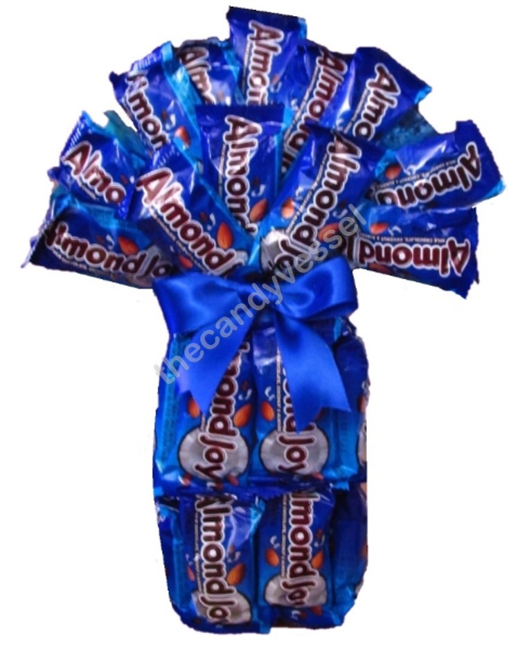 Almond Joy Candy Bouquet by The Candy Vessel Gift Baskets & Supplies