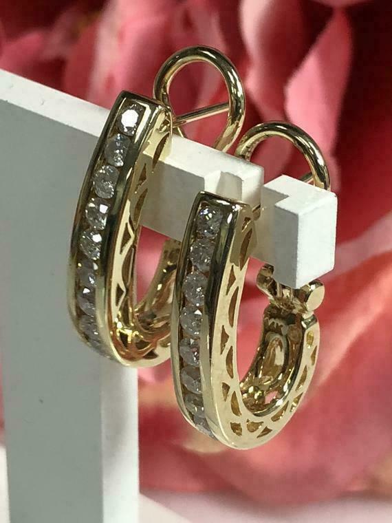 omega closure earrings