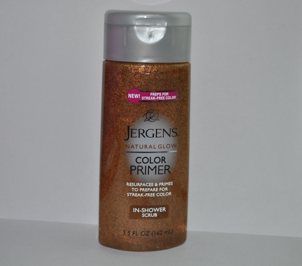 Jergens Natural Glow Color Primer InShower Scrub 5.5 Fl oz / 162 ml