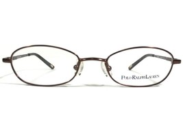 Polo Ralph Lauren 8007 120 Kids Eyeglasses Frames Brown Round Full Rim 43-17-130 - $37.22