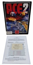 Vintage 1987 Ace 2 Flight Simulator IBM 5 1/4” Medium Floppy Disk Computer Game