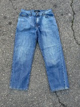 Calvin Klein Dungarees Blue Jeans Straight Leg 33 Used - $29.69