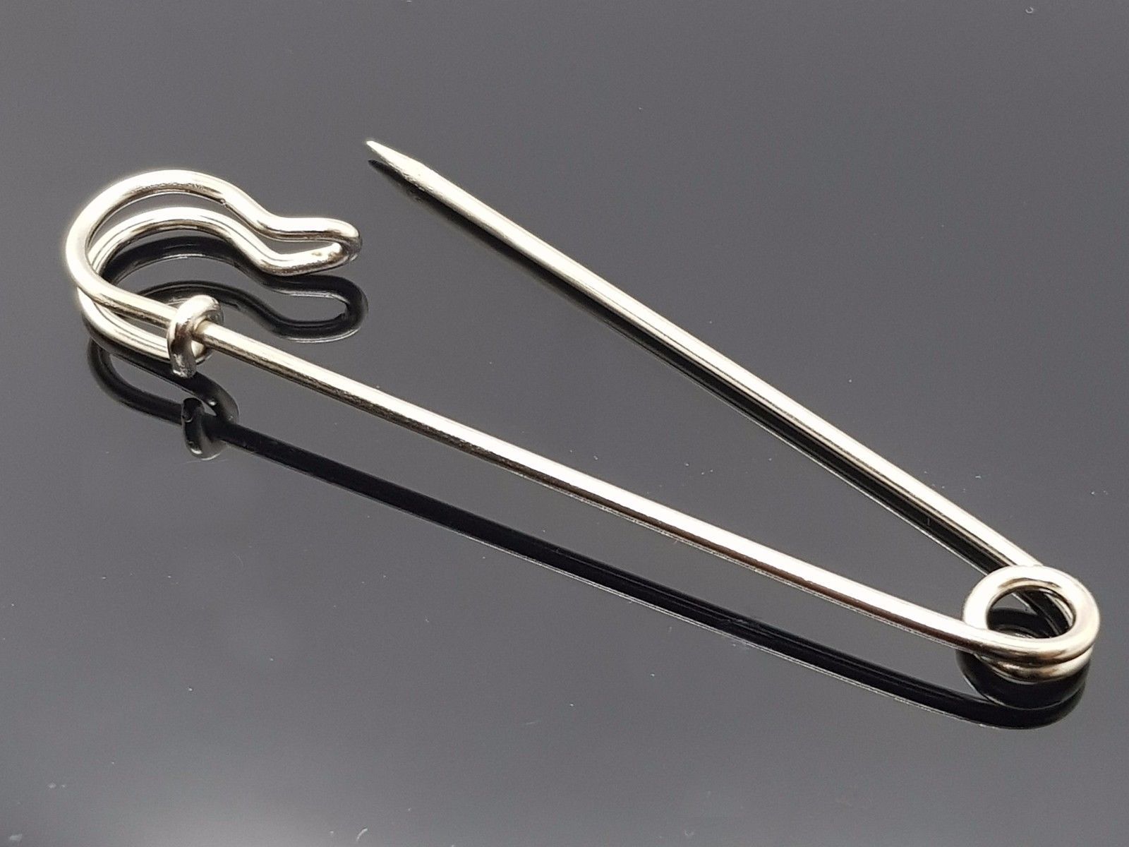 Industrial Scaffold Bar Piercing Very Large Safety Pin Unique 13g (2 ...