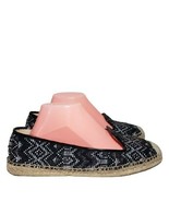 Nine West Womens Black Chevron Beachinit Slip On Flats Espadrille Shoes ... - $25.00