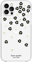 Kate Spade New York iPhone 12 | 12 Pro Black White Floral Scattered Flow... - $12.73