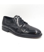 Adolfo Men Plain Toe Derby Oxfords Size US 10W Black Patent Leather - $8.90