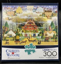 CHARLES WYSOCKI 300 LARGE PIECE JIGSAW PUZZLE MELODRAMA IN THE MIST BUFF... - $13.85
