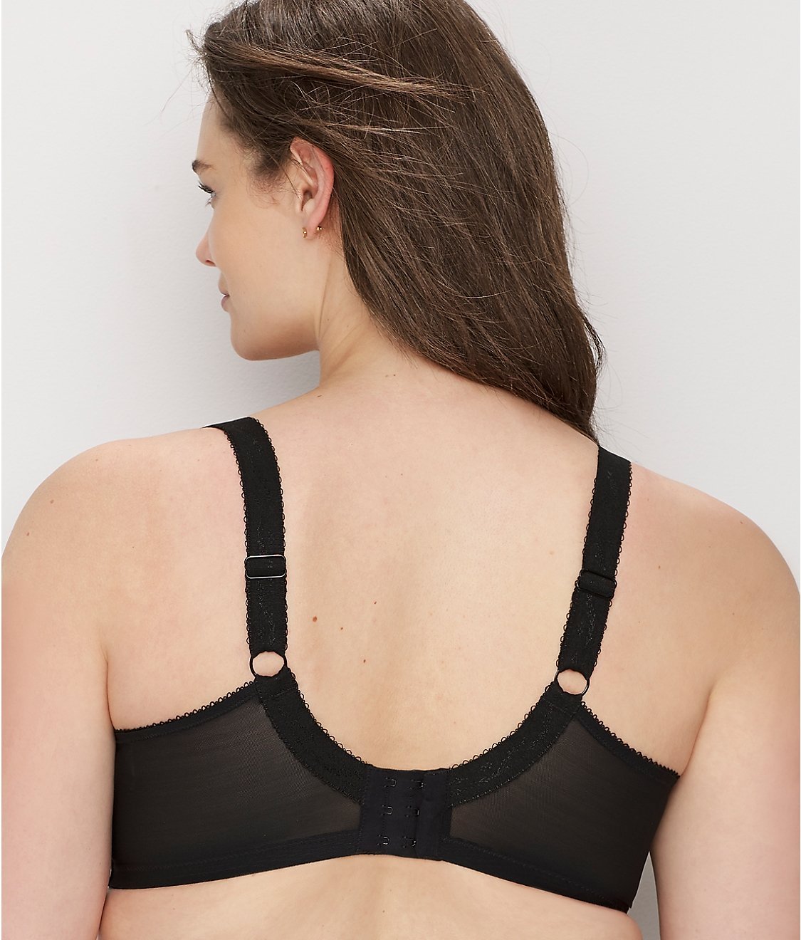 Elomi BLACK Roxanne Underwire Plunge Bra, US 38M, UK 38J Bras & Bra Sets