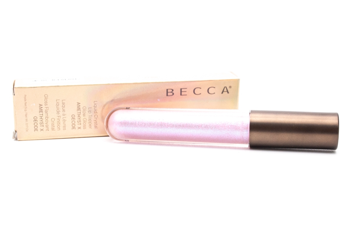 Becca Liquid Crystal Glow Gloss Lip Topper Amethyst Geode .17oz - Face