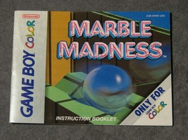 Nintendo Game Boy Color: Marble Madness [Instruction Book Manual ONLY] - $5.00