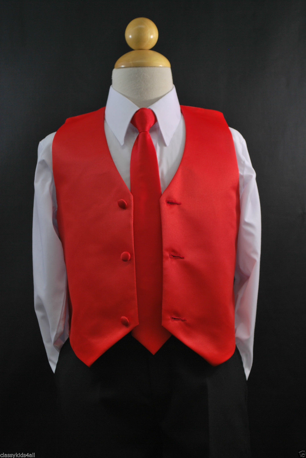 Toddler /& Kids GREEN LIME SATIN VEST /& TIE SET for Boy/'s Suit Tuxedo Sz 2T 14
