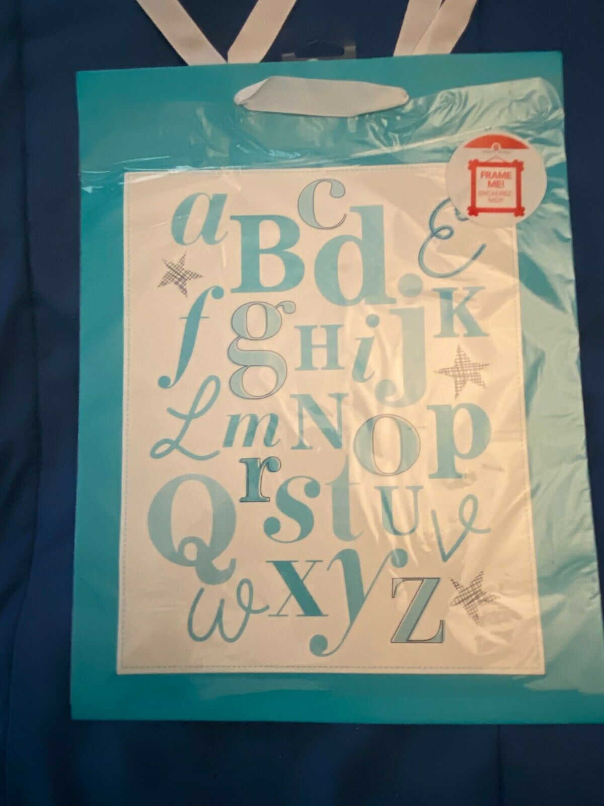 Primary image for American Greetings Alphabet Gift Bag Neutral *NEW* kk1