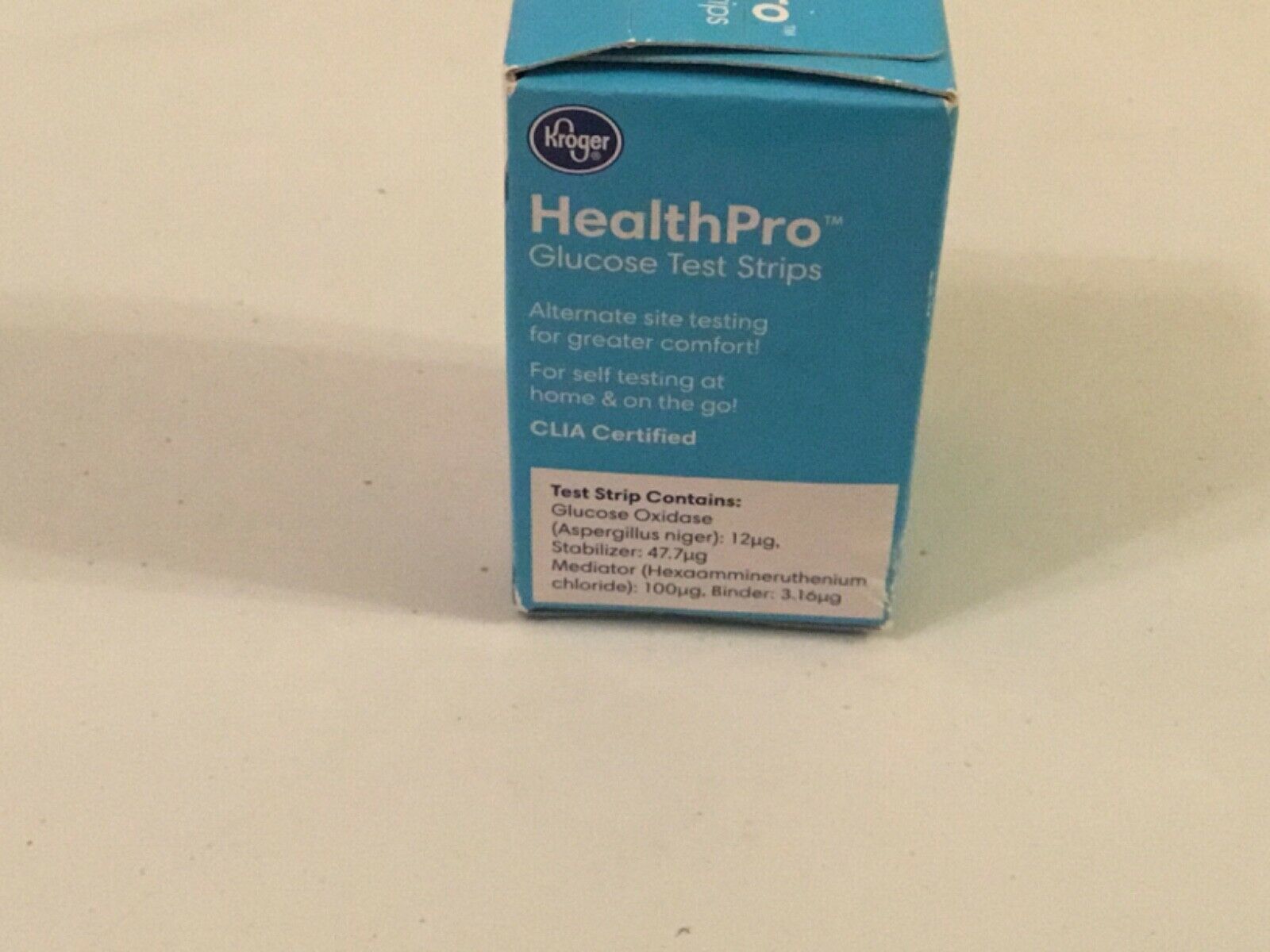 Kroger Health Pro Test Strips Box of 25 EXP 10172021 BRKN 1 Test Strips