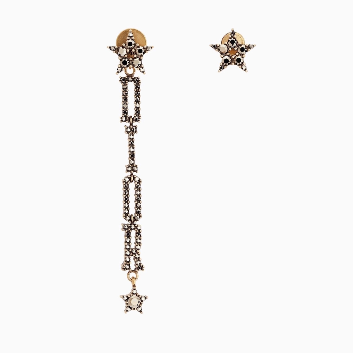 dior star earrings