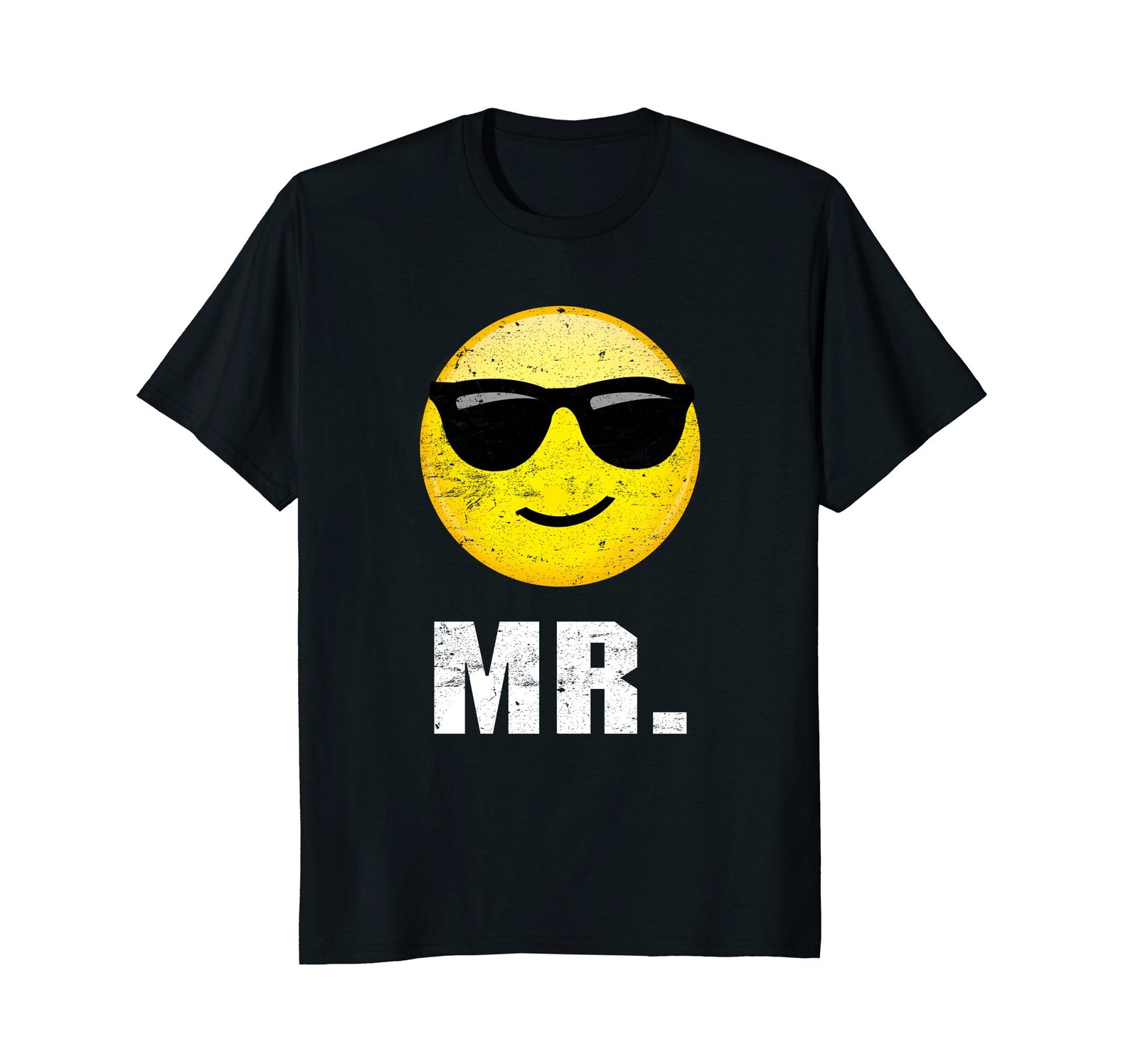 Funny Shirts Mr Emoji Sunglasses TShirt Boys / Girls / Adults Men