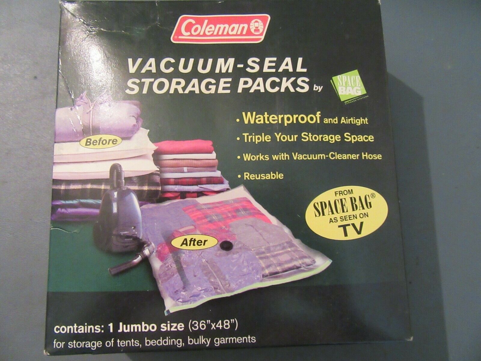 Jumbo Vacuumseal Storage Pack One Bag Storage Bags