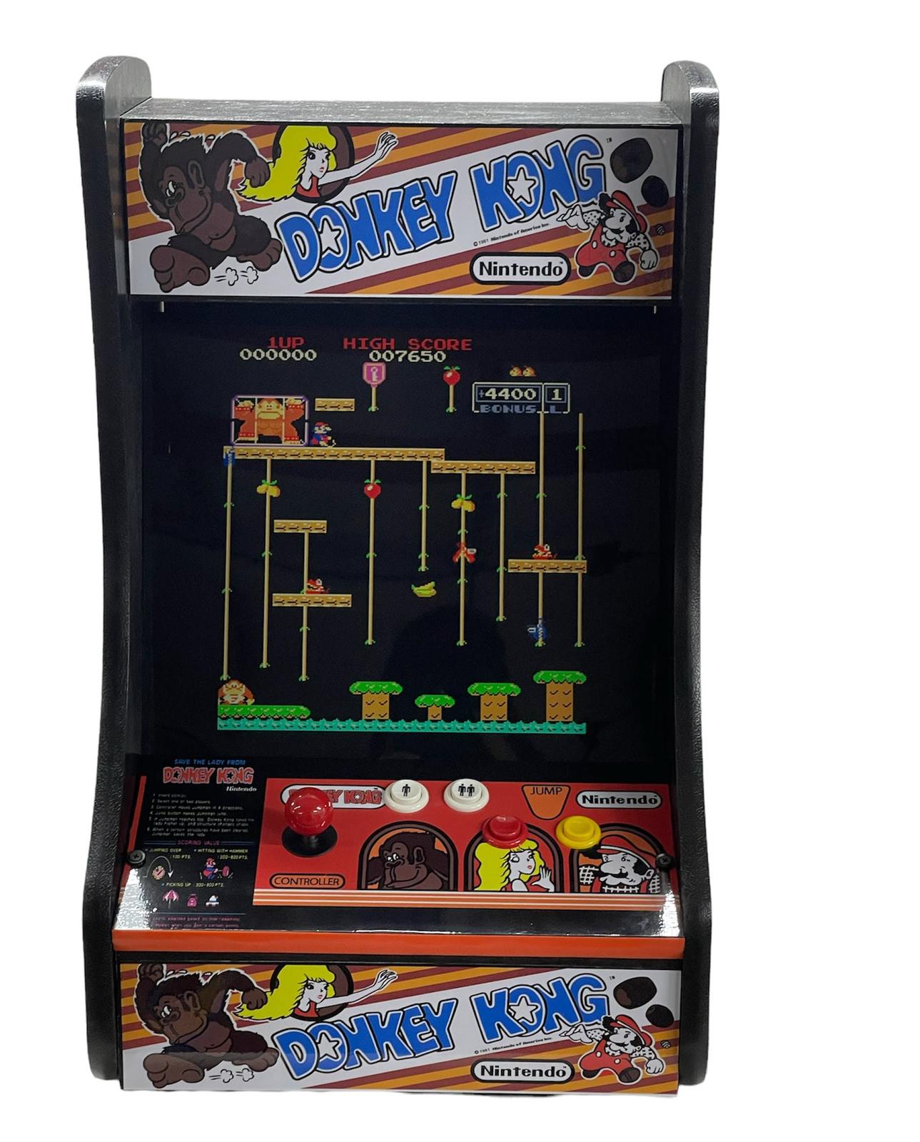 Donkey Kong Countertop Arcade Machine Upgraded with 60 Games Arcade