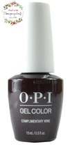 Authentic Opi Gel Color Of New Collection MI12 Complimentary Wine - $21.99