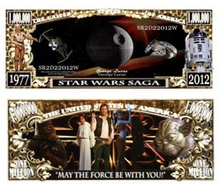 10 Pack Star Wars Death Star Art Print Collectible 1 Million Dollar Bill... - £5.09 GBP