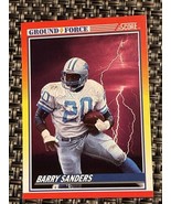 Barry Sanders Ground Force Score Card. - $6.90