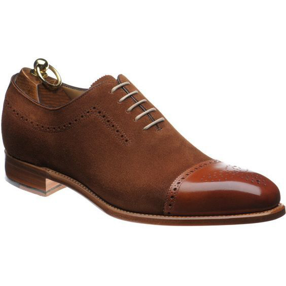 Oxford Rounded Cap Toe Party Wear Brown Color Genuine Leather Stylish Men Shoes