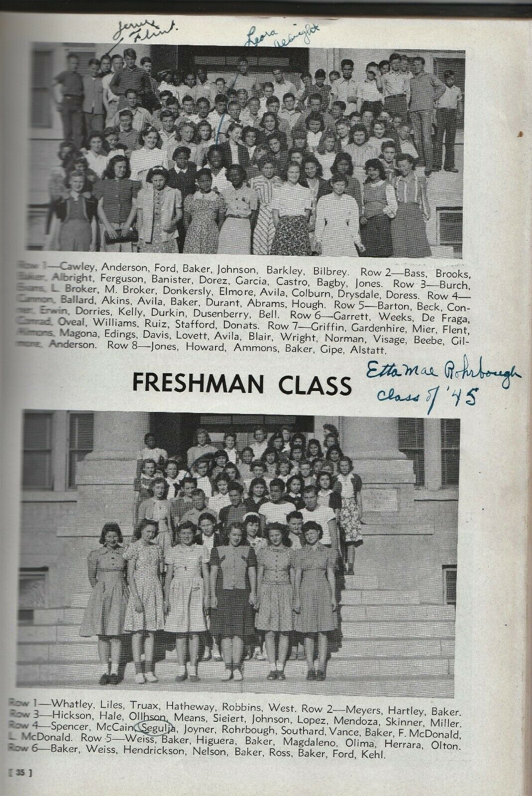 1942 Yuma High School Yearbook, El Saguraro, Yuma, Arizona Elementary & High Schools