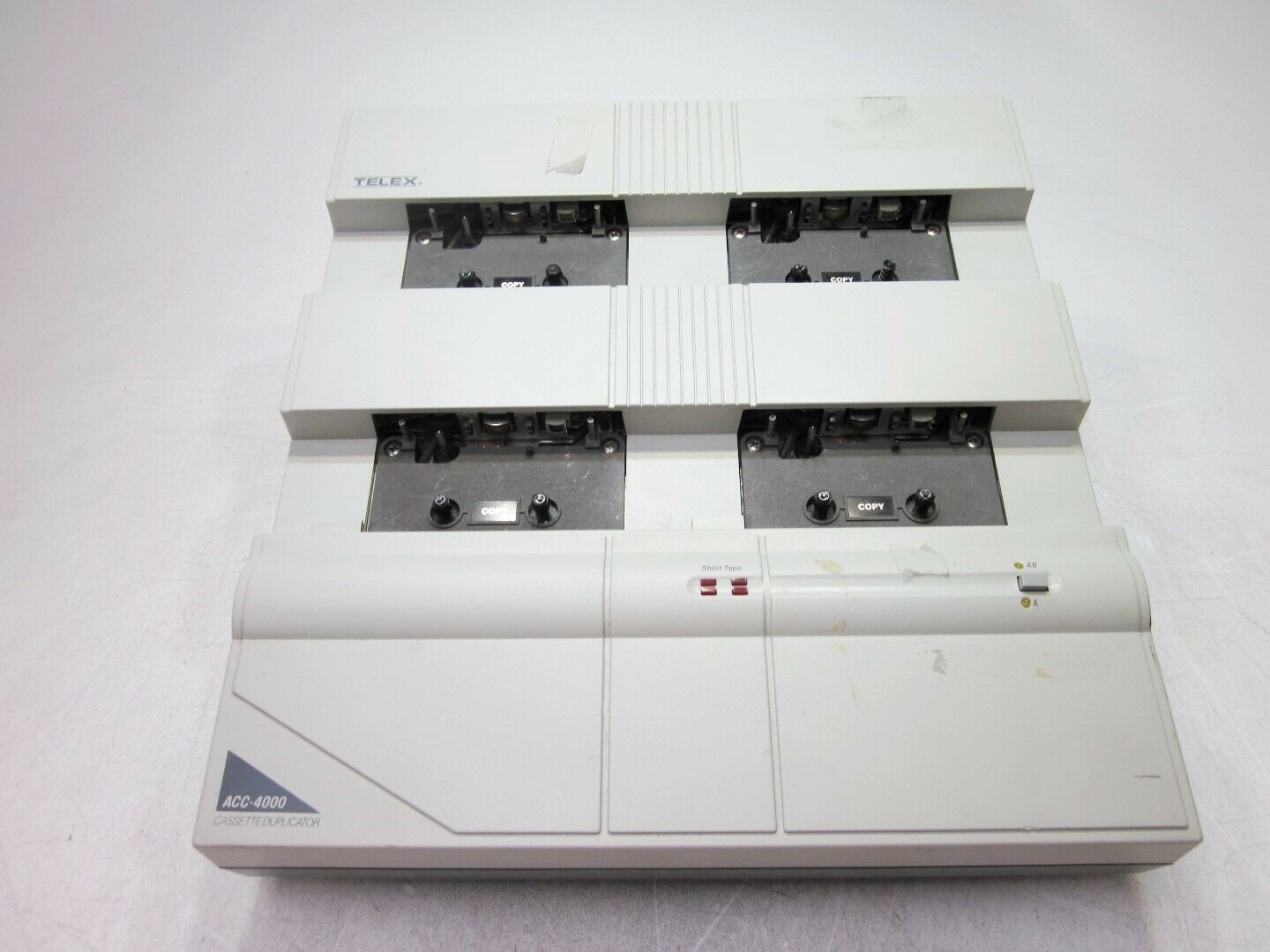 Telex ACC4000 Professional Cassette Slave Duplicator 4x Copy Defective