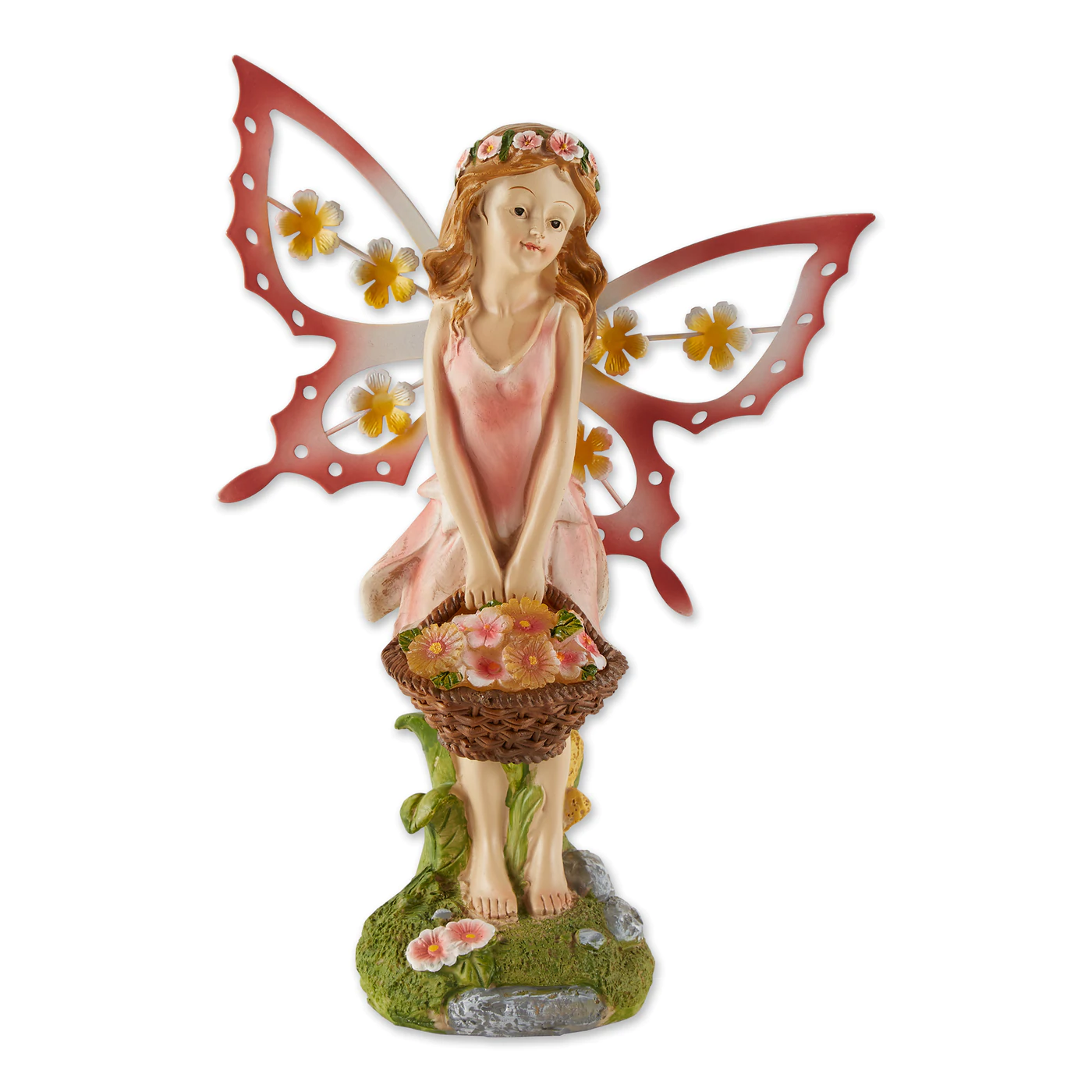 Pink Fairy Solar Garden Statue - $28.56