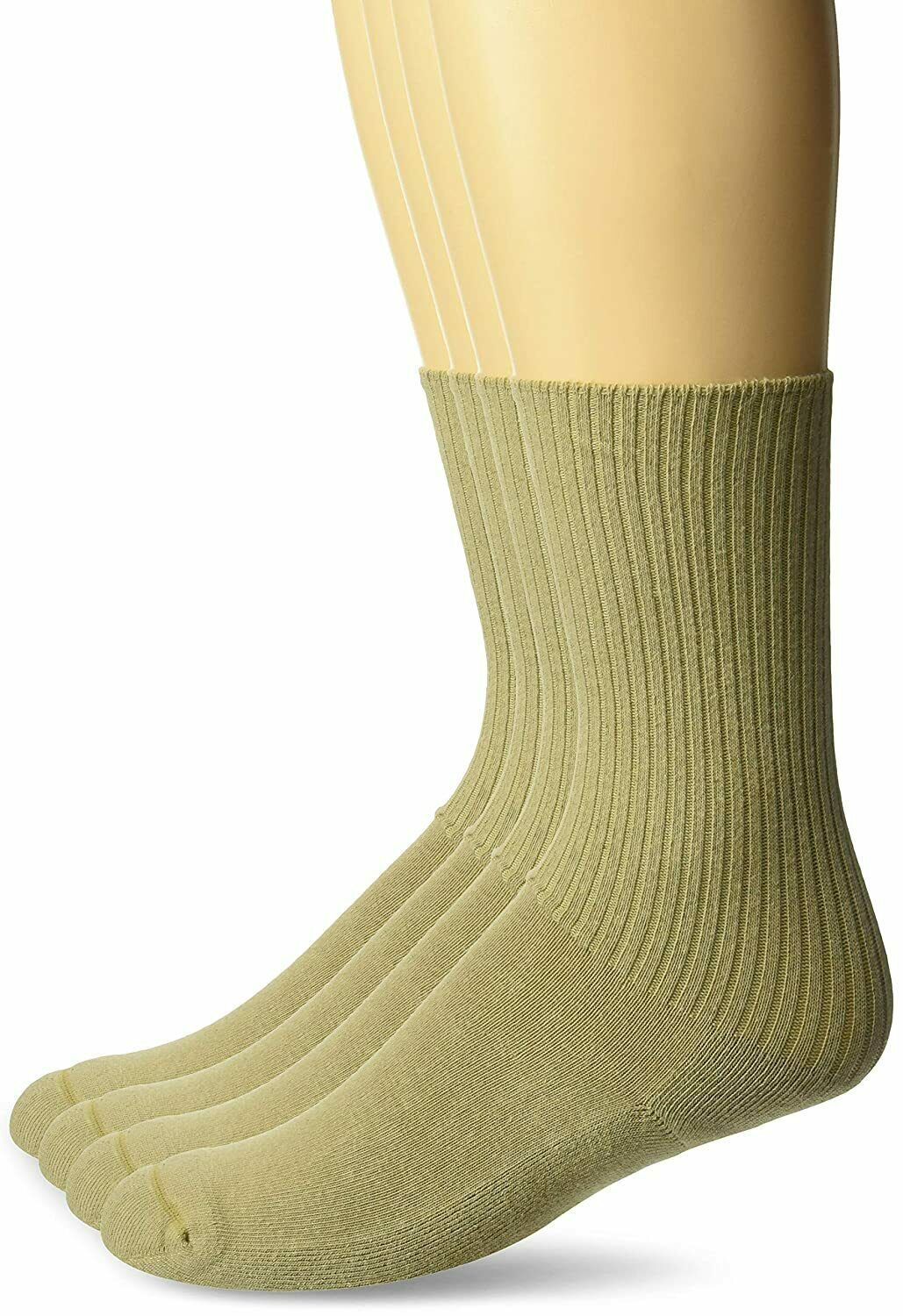 Carolina Ultimate Diabetic Socks NonBinding Crew 4 Pair Made in USA