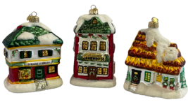3 Department 56 A Christmas Carol Ornament Holiday Decorations Made Poland w/Box - $53.99