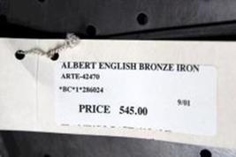 Thomasville Albert English Bronze Iron Desk Table Light Lamp $450 PARTS REPAIR image 4
