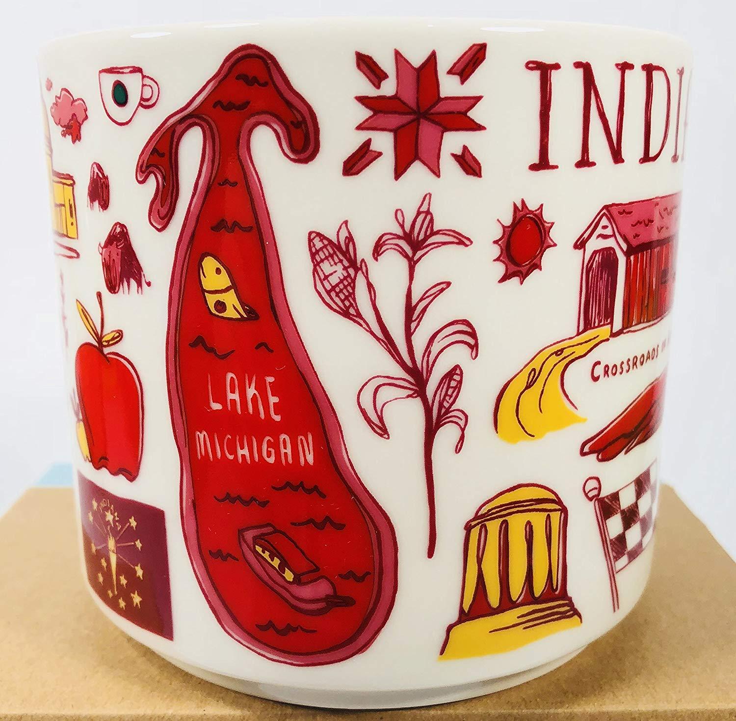 Starbucks 2018 Indiana Been There Collection Coffee Mug NEW IN BOX - Mugs