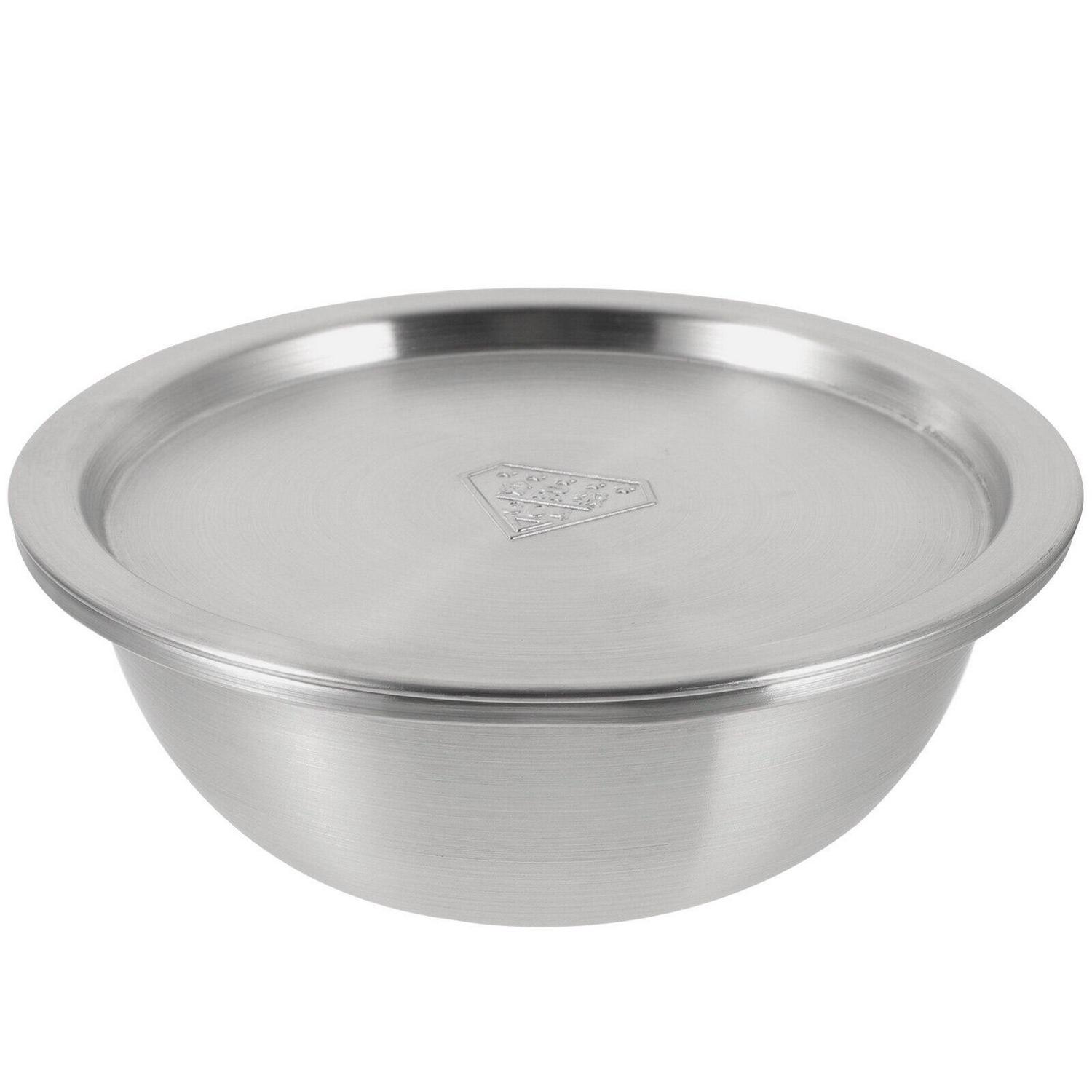 1 Set Metal Salad Mixing Bowls Large Mixing Bowl Stainless Dinner Service Sets