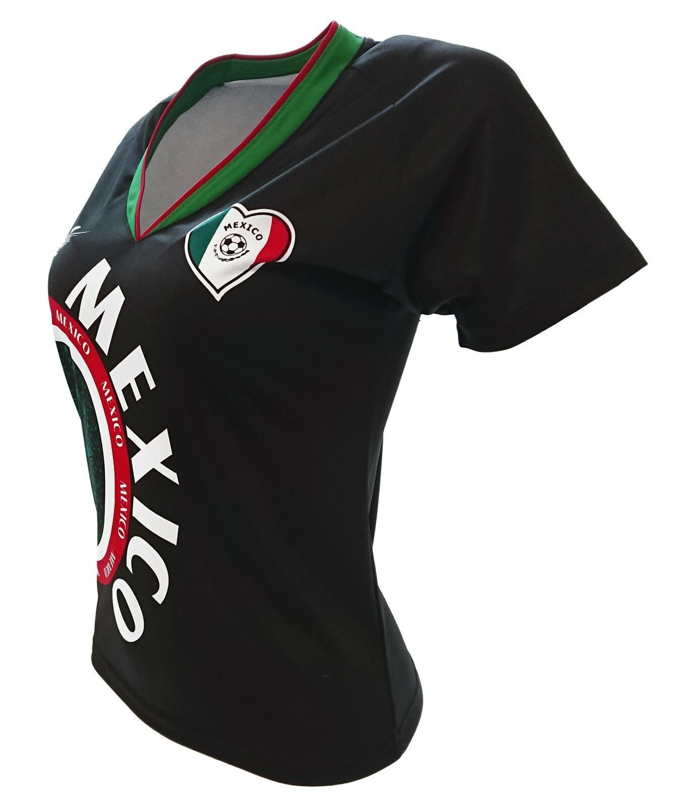 Mexico Women Soccer Jersey Exclusive Design Arza Black Color_Made in