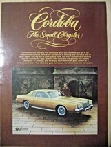 1976 Chrysler Cordoba magazine ad - $2.97