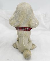 Little Paws Poodle Dog Figurine White Sculpted Pet 5.1" High Collectible image 5