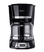 Stainless Steel 12-Cup Coffee Maker Programmable By Bella New - $34.64