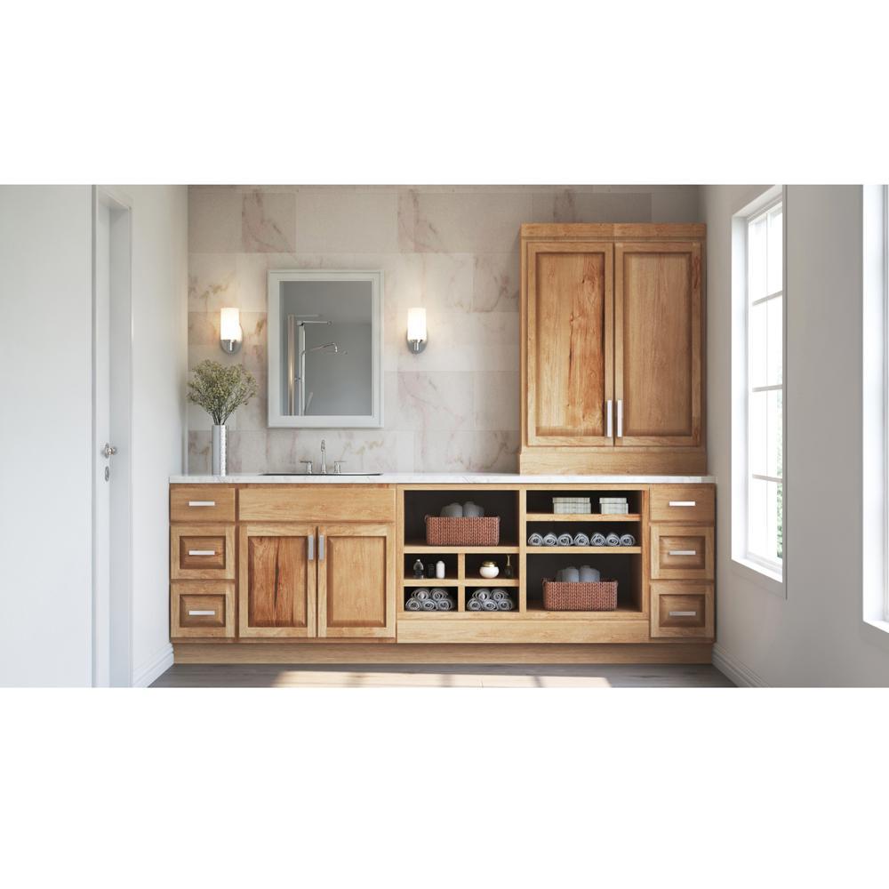 Hampton Bay Wall Kitchen Cabinet 36 in. x 30 in. x 12 in. Hickory Light