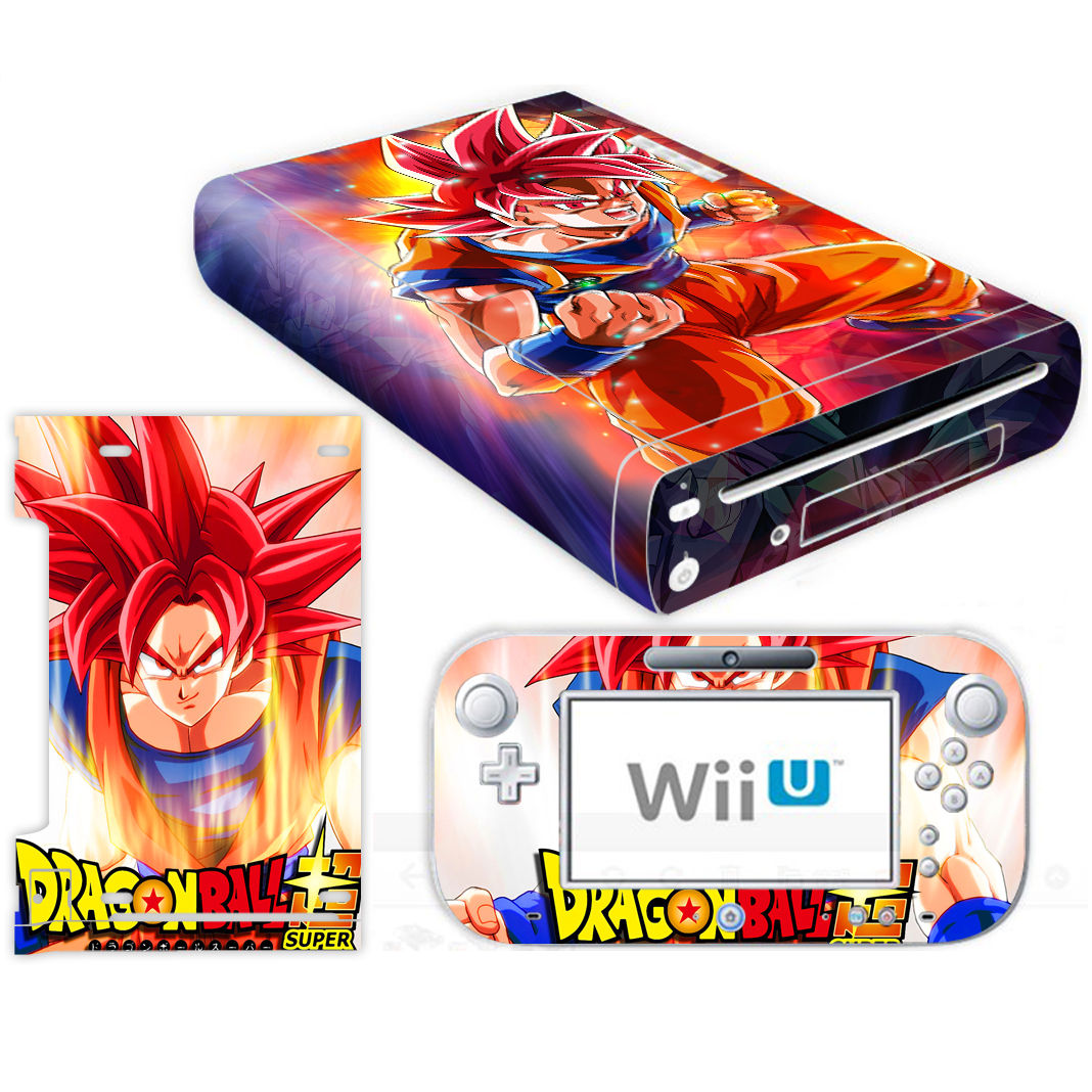 Nintendo Wii U Console Skin Son Goku Dragon Ball Z Vinyl Skin Decal Sticker Wrap - Faceplates ...