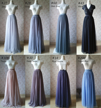 Blush Wedding Tulle Skirt Bridesmaid Outfit Plus Size Tulle Skirt Floor Length image 11