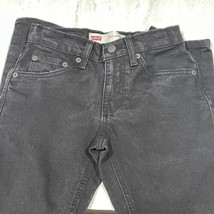 Boys Levi’s  511 Slim Stretch Fit Jeans  Sz 8 Reg. 24 x 22 Black - $8.59