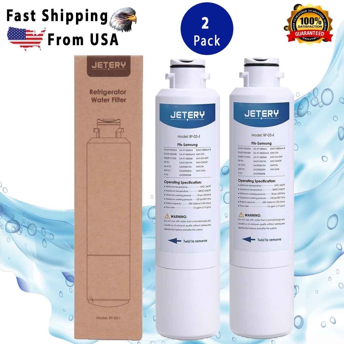 Replacement Water Filter Fits Samsung RF263TEAES RF263TEAESG