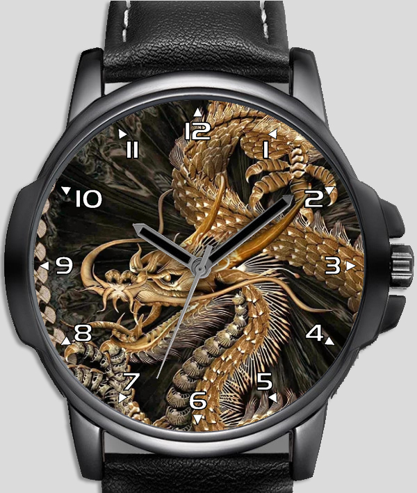 Primary image for Chinese Dragon Art Stylish Rare Quality Wrist Watch