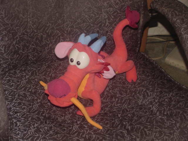 16 Disney Mushu Dragon Plush Stuffed Toy From Mulan By Mattel Plush Toys 4548