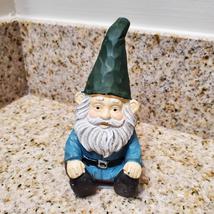 Garden Gnomes, Painted Cement 4" tall, 3 for $18 / $8 each, Fairy Garden Statues image 8