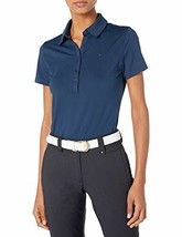 Under Armour Women's Zinger Short Sleeve Polo, Academy/Academy, Large - $40.51